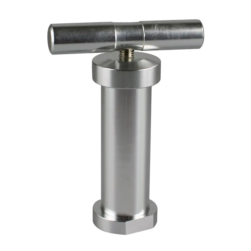 T-Style Aluminum Pollen Press - 5.5" - Silver 1