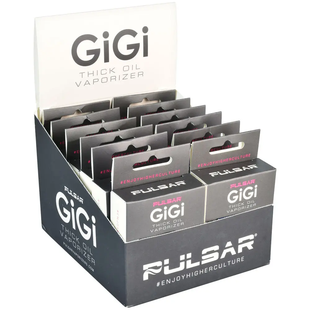 Pulsar Gigi Variable Voltage 510 Battery- 500Mah/Asst - 12Pc Disp 1
