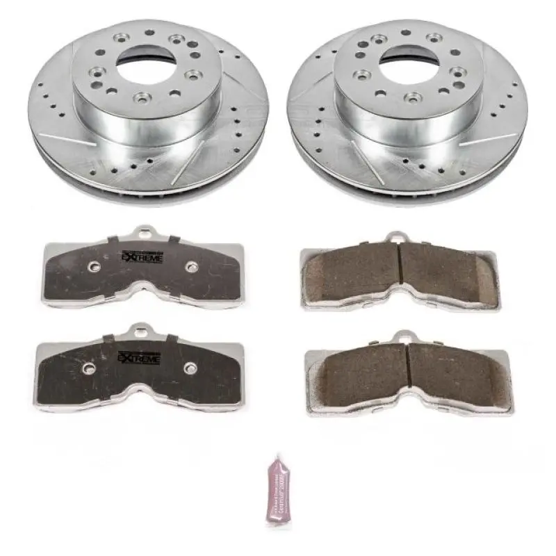 Power Stop 1969 Chevrolet Camaro Front Or Rear Z26 Street Warrior Brake Kit 1