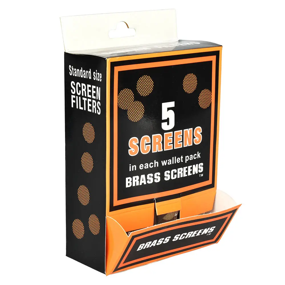 Gold/Brass Pipe Screen Filters - 5Ct 1