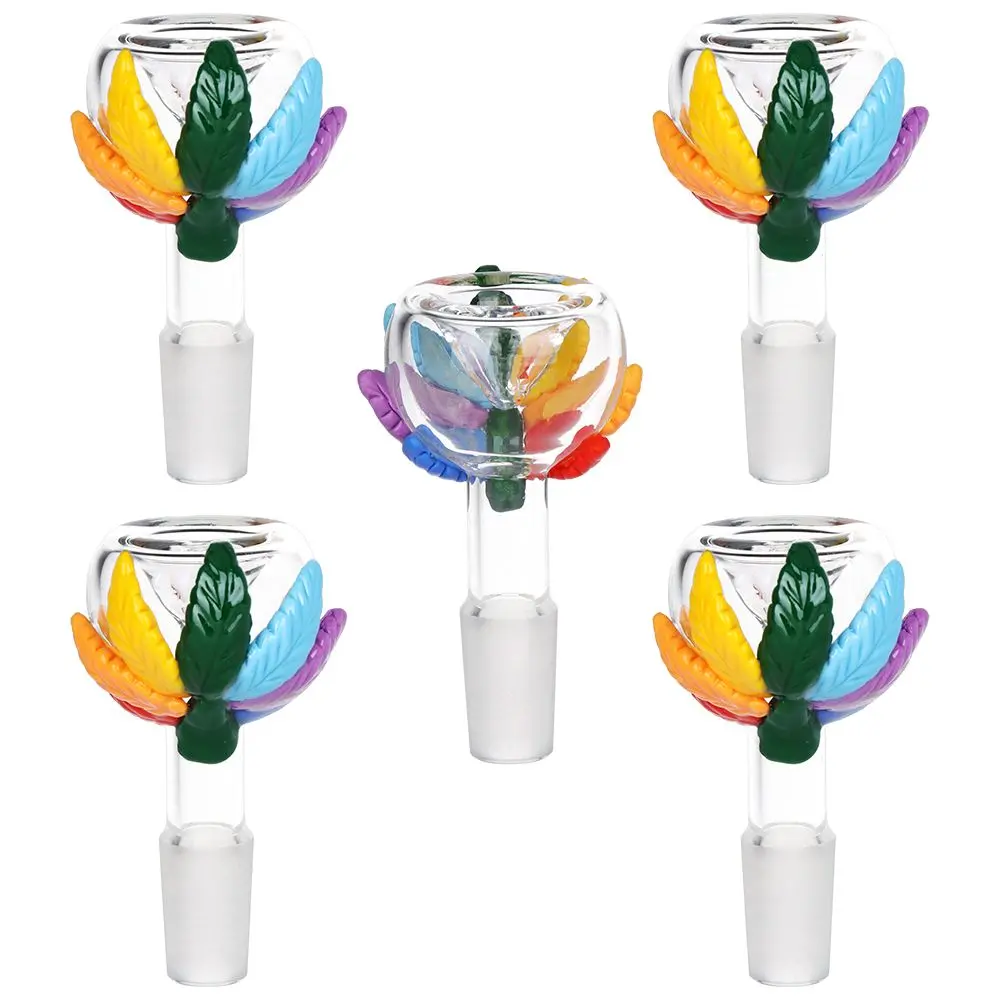 Pride Leaf Glass Herb Slide - 14Mm M 5Ct 1