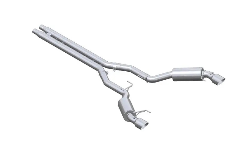 Mbrp 15 Ford Mustang Gt 5.0 3In Cat Back Dual Split Rear Street Version 4.5In Tips - T409 2
