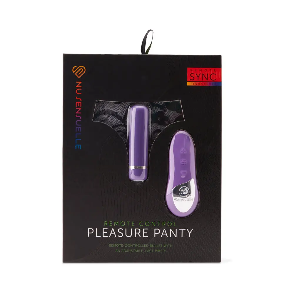 Nu Sensuelle Remote Control Pleasure Panty Purple 1