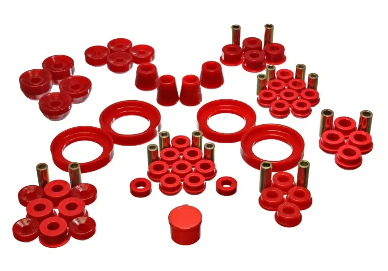 Energy Suspension 92-96 Honda Prelude Red Hyper-Flex Master Bushing Set 1