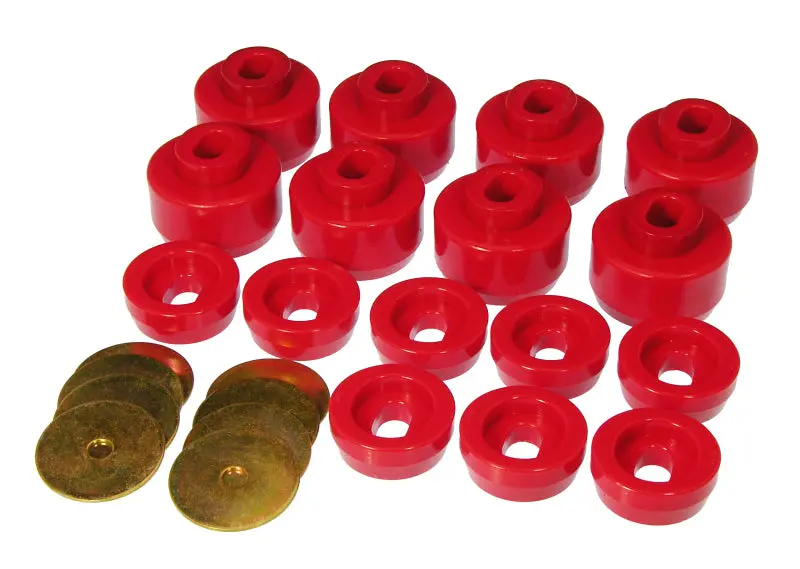 Prothane 99-06 Chevy Silverado 2/4Wd Body Mounts - Red 1