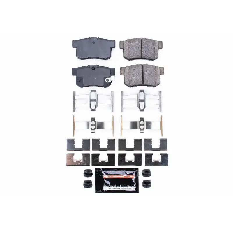 Power Stop 97-99 Acura Cl Rear Z23 Evolution Sport Brake Pads W/Hardware 1