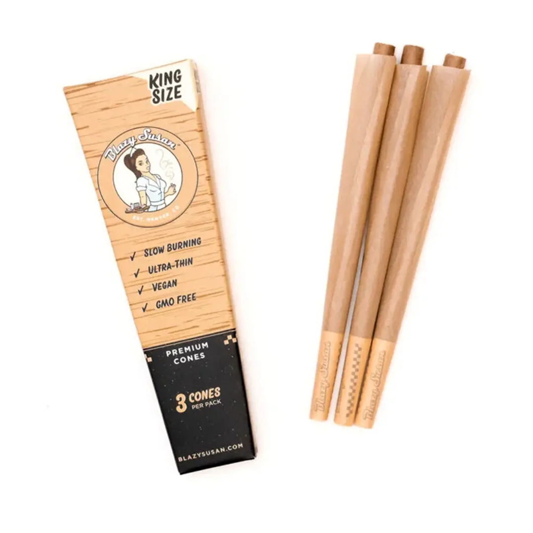 Blazy Susan Unbleached Paper Cones 4