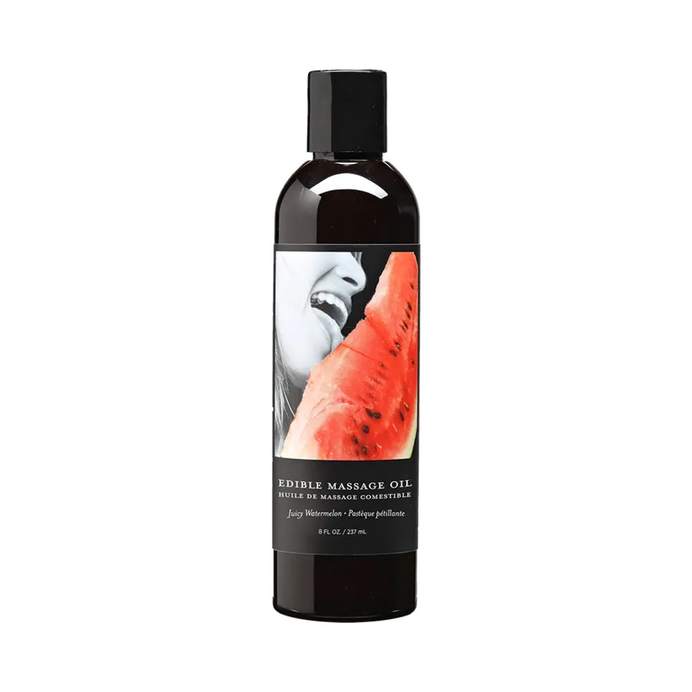 Earthly Body Edible Massage Lotion Watermelon 8 Oz. 1
