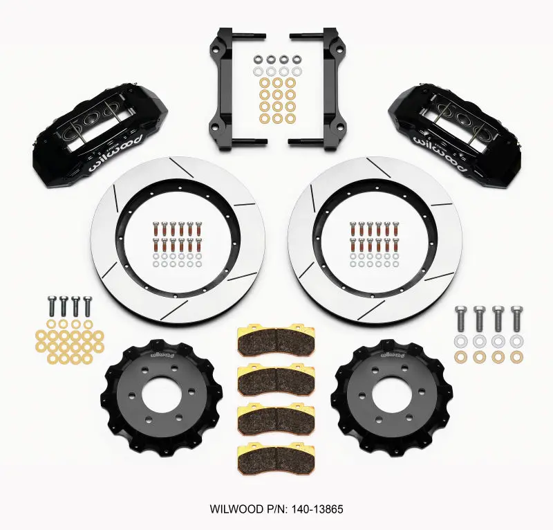 Wilwood Tx6r Front Kit 15.50In Black 2010-Up Ford F150 (6 Lug) 1