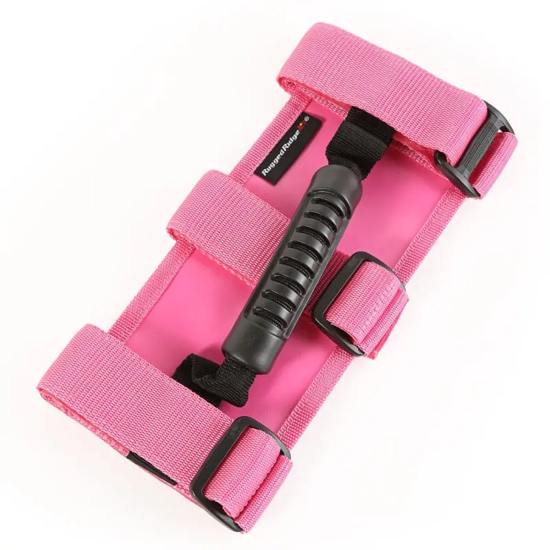 Rugged Ridge Ultimate Grab Handles Pink 55-20 Cj/Jeep Wrangler /Jt 1