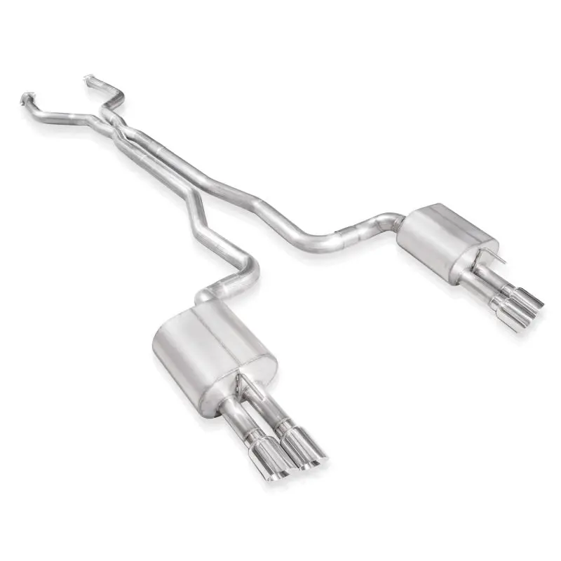 Stainless Works 2014-16 Chevy Ss Exhaust 3In X-Pipe Chambered Mufflers Polished Tips Factory Connect 1