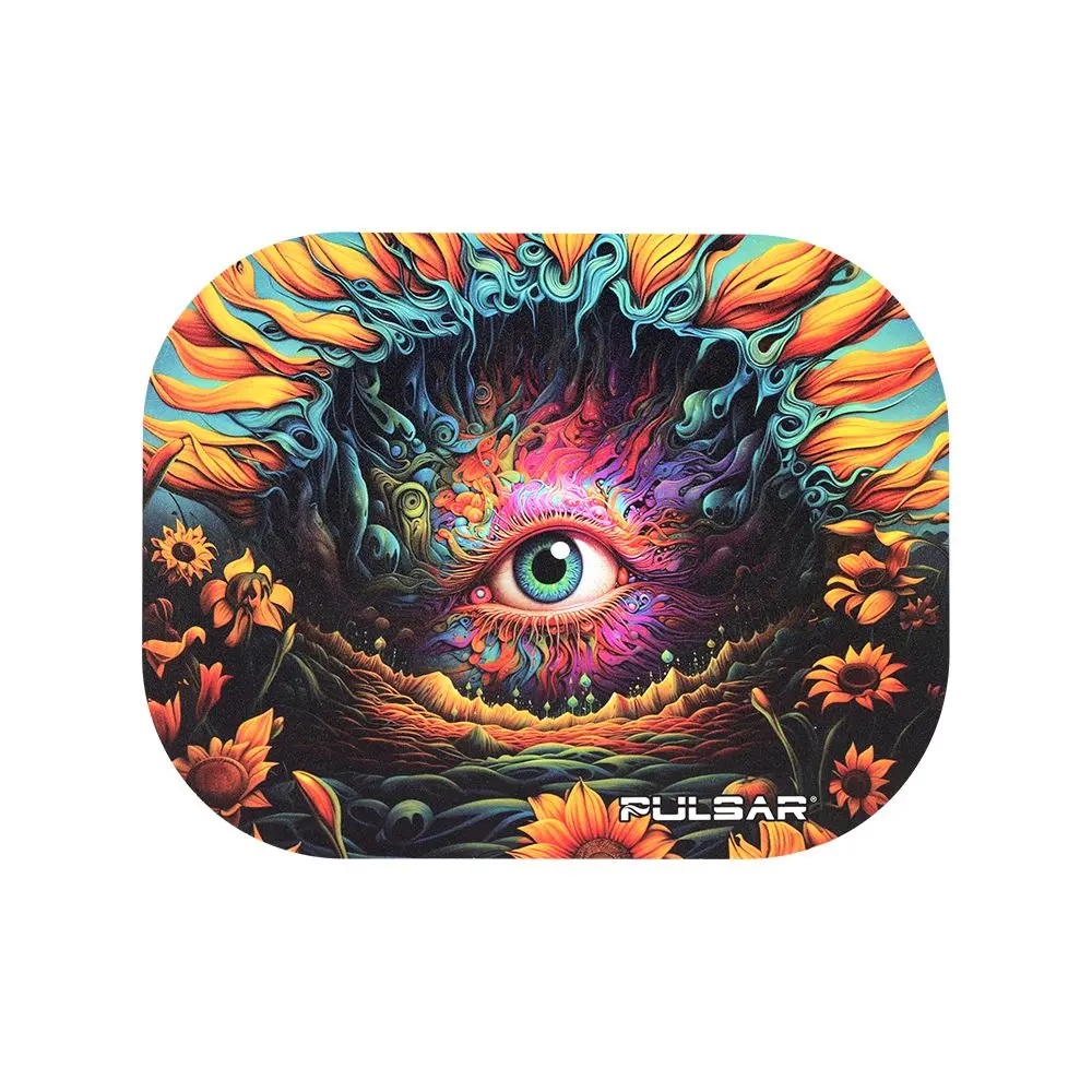 Pulsar Mini Magnetic Rolling Tray Lid - Sunflower Of The Mind / 7"X5.5" 1
