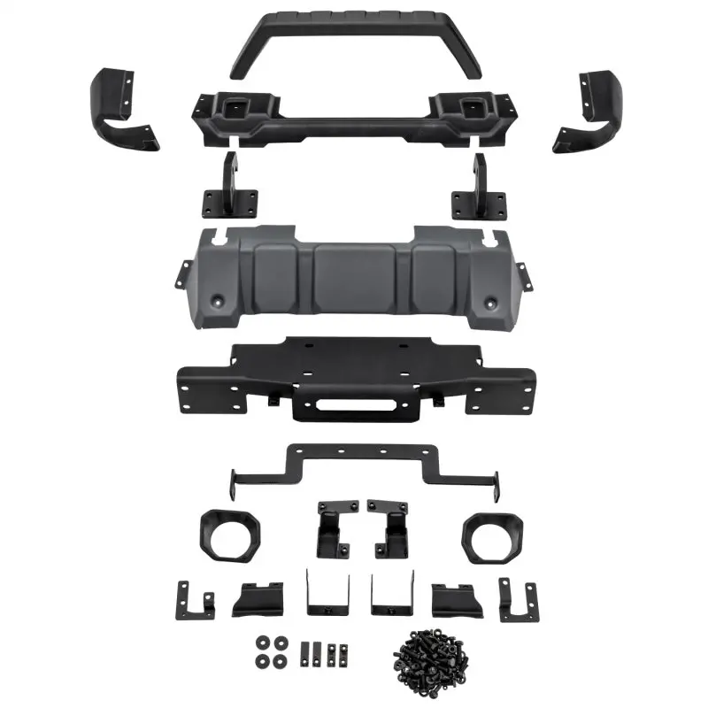 Rugged Ridge 18-21 Jeep Wrangler/Gladiator (Jl/Jt) Venator Modular Bumper - Black 1