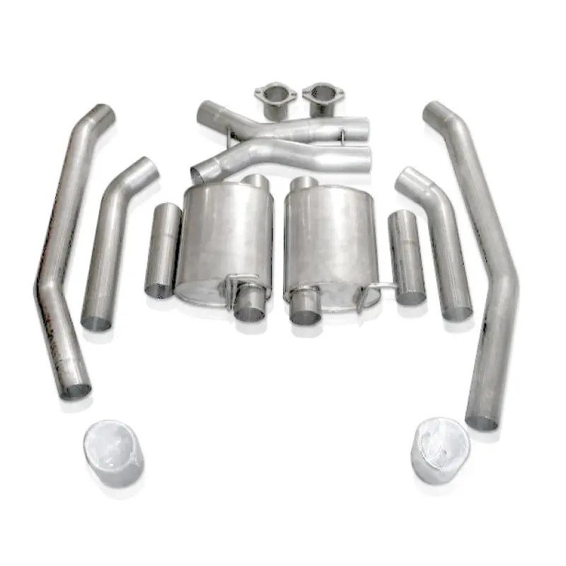Stainless Works 2005-06 Gto 3In Catback Chambered Mufflers X-Pipe 1