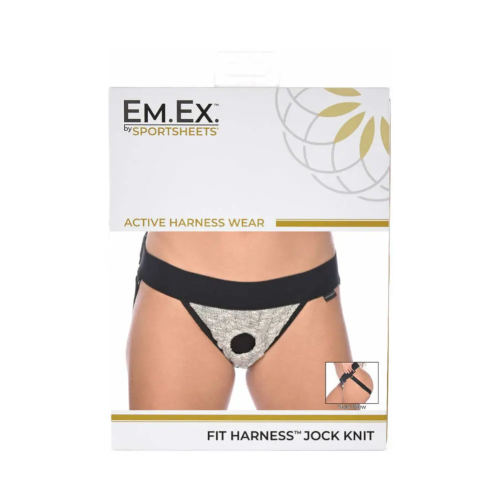 Sportsheets Em.Ex. Fit Harness Jock Knit Adjustable Xl-3Xl 1