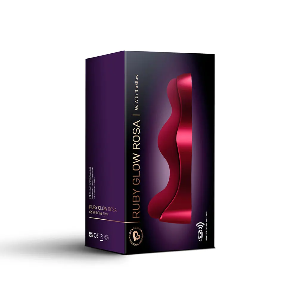 Rocks-Off Ruby Glow Rosa Saddle Vibrator 1