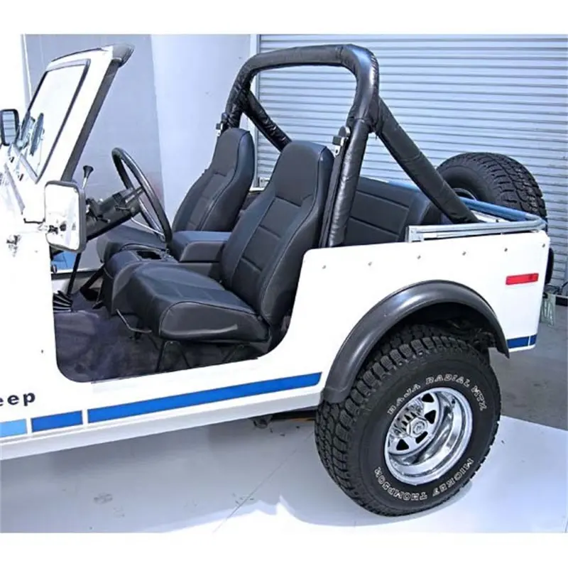 Rugged Ridge High-Back Front Seat Non-Recline Black 76-02 Cj&Wrangl 1