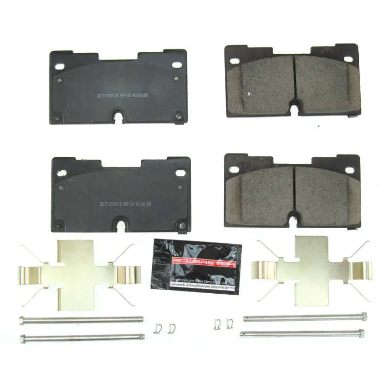 Power Stop 2019 Chevrolet Silverado 1500 Front Z23 Evolution Sport Brake Pads W/Hardware 1