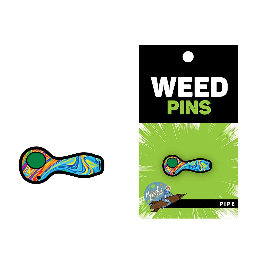 Weed Pipe With Swirled Color Fill 1