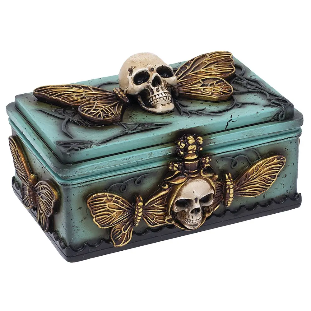 Fujima Death's Head Moth Sarcophagus Resin Stash Box - 5.5"X 4" 1