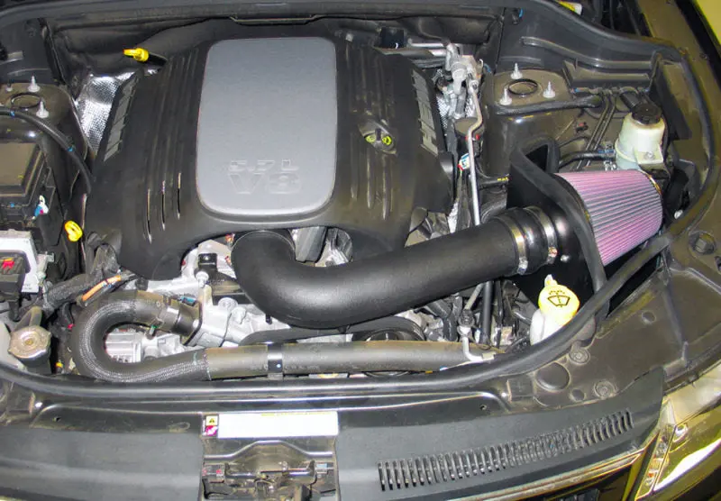 K&N 11 Dodge Durango 5.7L V8 / 11 Jeep Grand Cherokee 5.7L V8 Aircharger Performance Intake 1