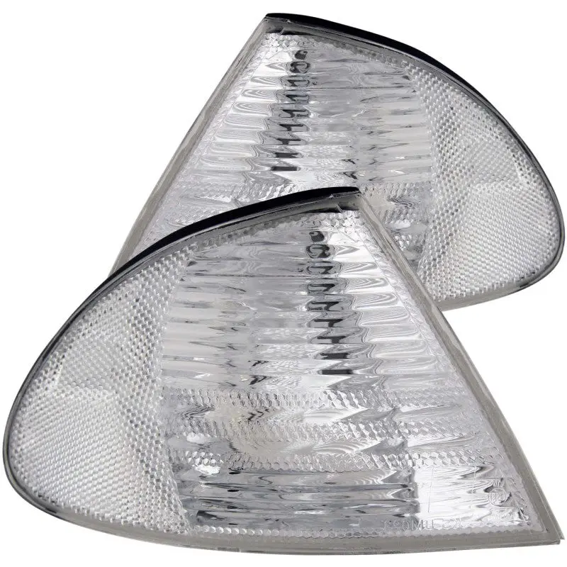 Anzo Corner Lights 1999-2001 Bmw 3 Series E46 Euro Corner Lights Chrome 1