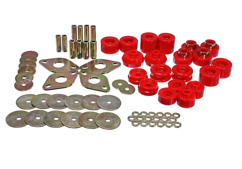Energy Suspension 00-02 Toyota 4-Runner 2Wd/4Wd Red Body Mount Bushing Set 1