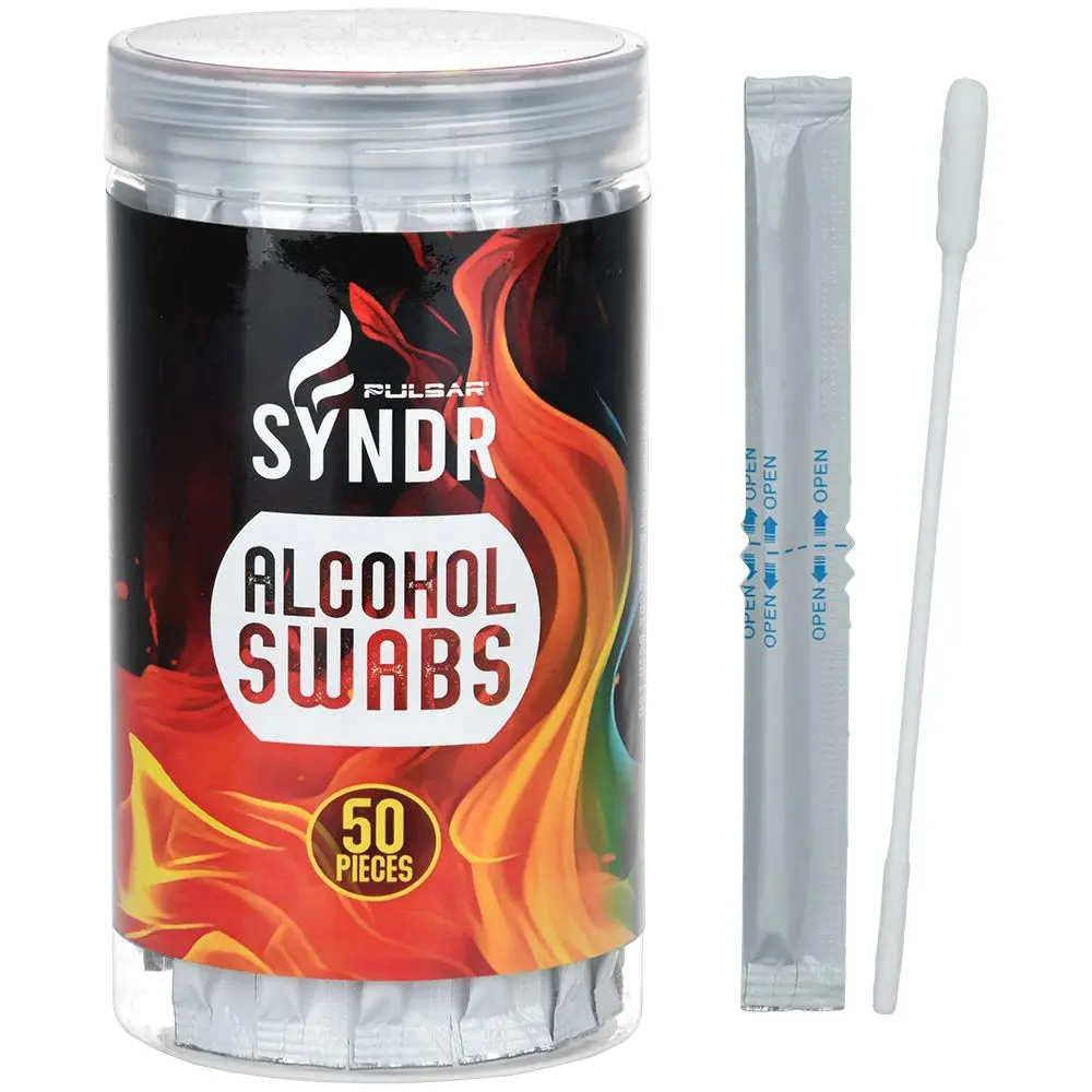 Pulsar Syndr Alcohol Cotton Cleaning Swabs 50Ct 1