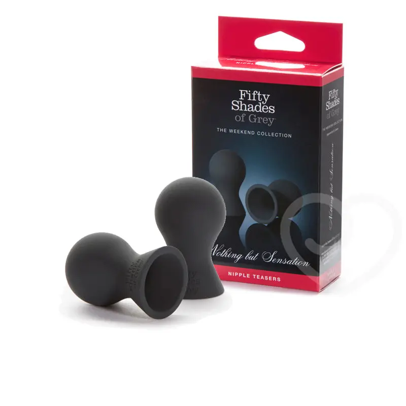 Fifty Shades Of Grey Weekend Collection Nothing But Sensation Silicone Nipple Teasers Black 1
