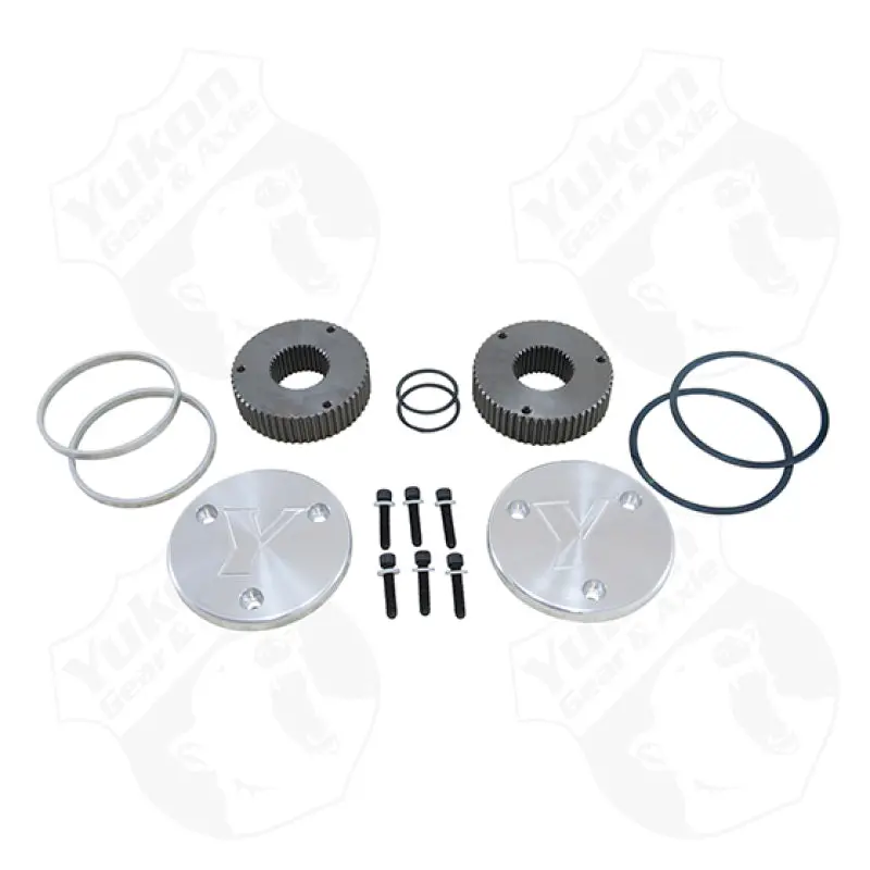Yukon Gear Hardcore Drive Flange Kit For Dana 60 / 35 Spline Outer Stubs. Yukon Engraved Caps 1