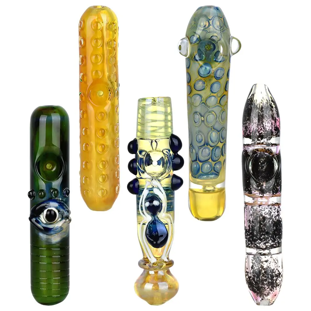Mixed Dreams Assortment Glass Steamrollers - 5.75" 10Ct 1