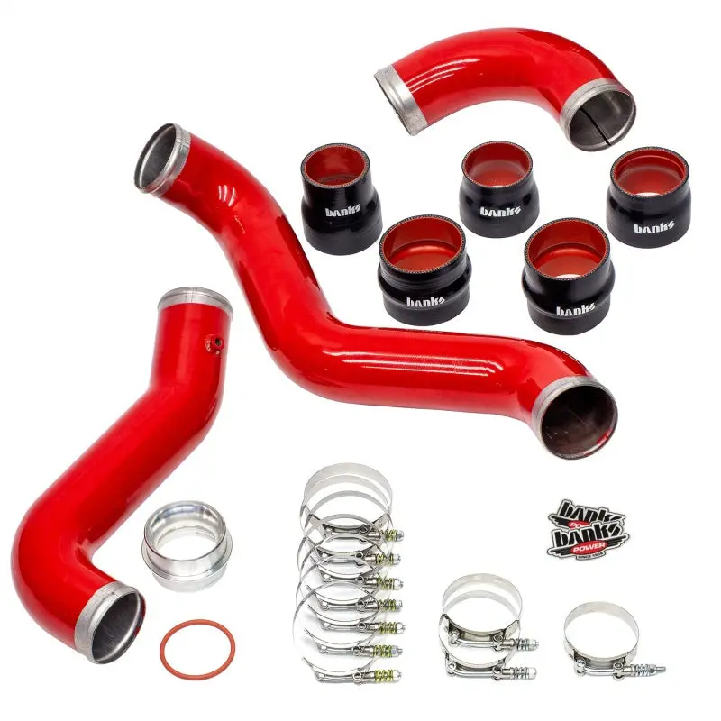 Banks Power 17-19 Chevy/Gmc 2500Hd/3500Hd Diesel 6.6L Boost Tube Upgrade Kit - Red 1