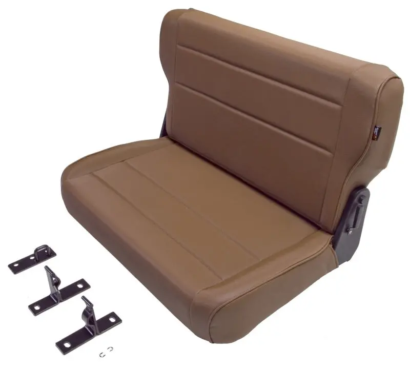 Rugged Ridge Fold & Tumble Rear Seat Spice 76-95 Jeep Cj / Jeep Wrangler 1