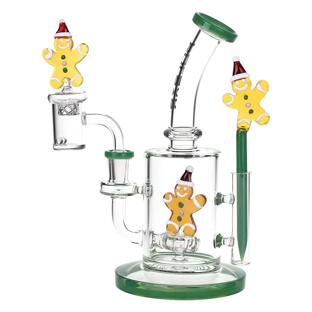 Pulsar Holidaze Series Glass Dab Rig Set | 8.25" | 14Mm F 1