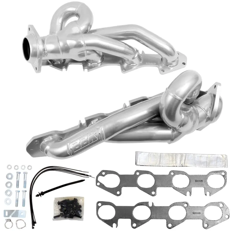 Bbk 19-23 Dodge Ram 1500 5.7L (Ex. Megacab) Shorty Tuned Exhaust Headers - 1-3/4In Silver Ceramic 1