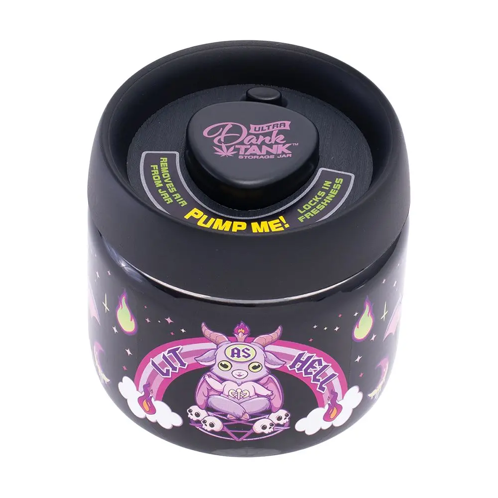 Fujima Dank Tank Vacuum Glass Jar - 4.2" / Lit As Hell 1