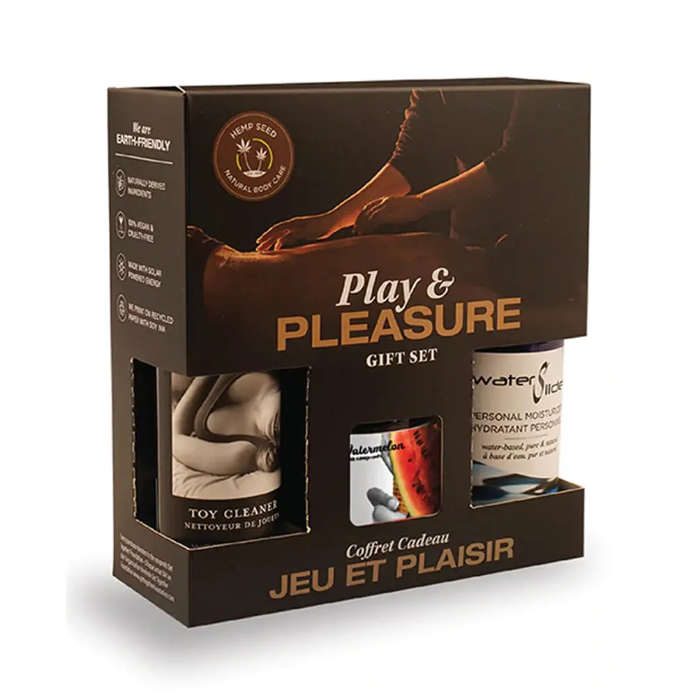 Earthly Body Hemp Seed By Night Play & Pleasure Gift Set 1