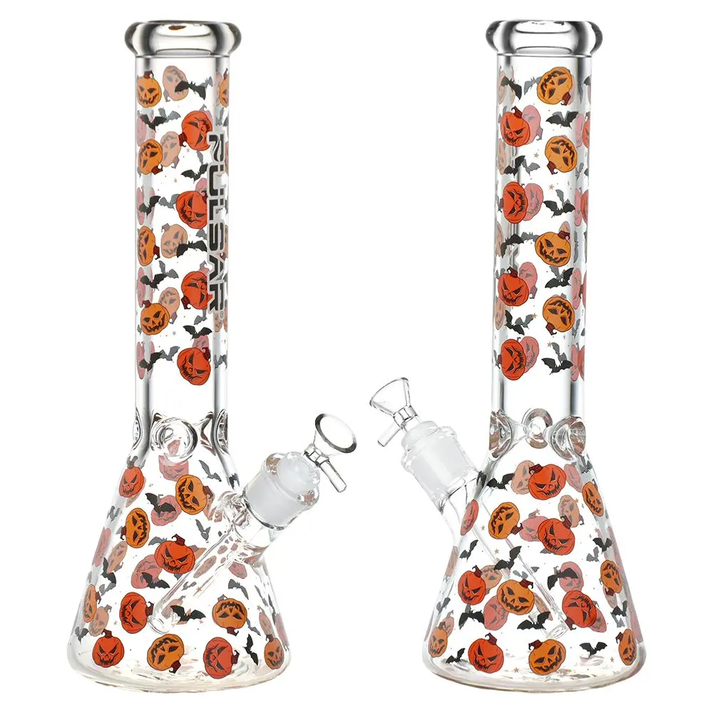 Pulsar Cackling Pumpkins Batty Beaker Bong | 14Mm F 2