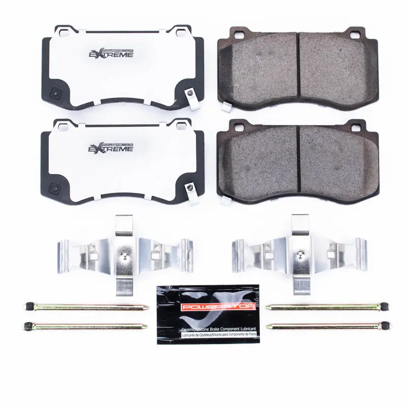 Power Stop 05-10 Chrysler 300 Front Z26 Extreme Street Brake Pads W/Hardware 1