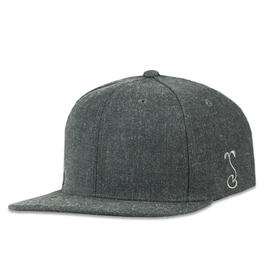 Grassroots Touch Of Class Grey Snapback Hat 1