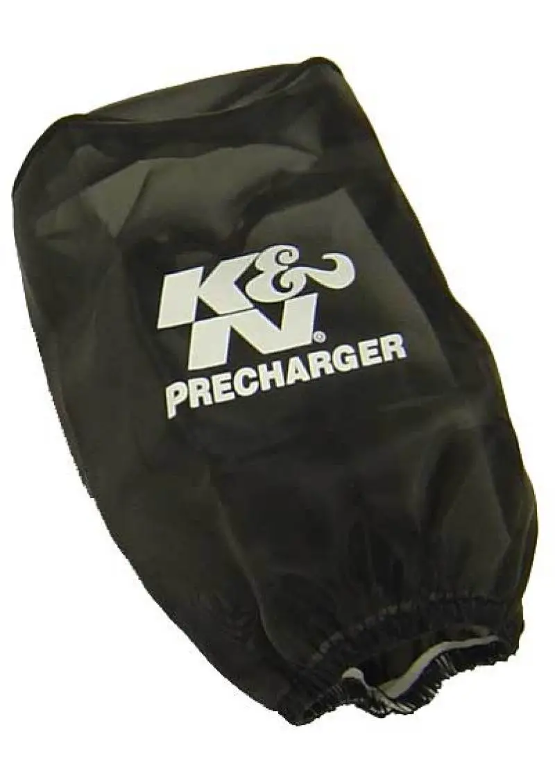 K&N Precharger Air Filter Wrap - Round Straight - Black - 3.5In Id X 6In H 1