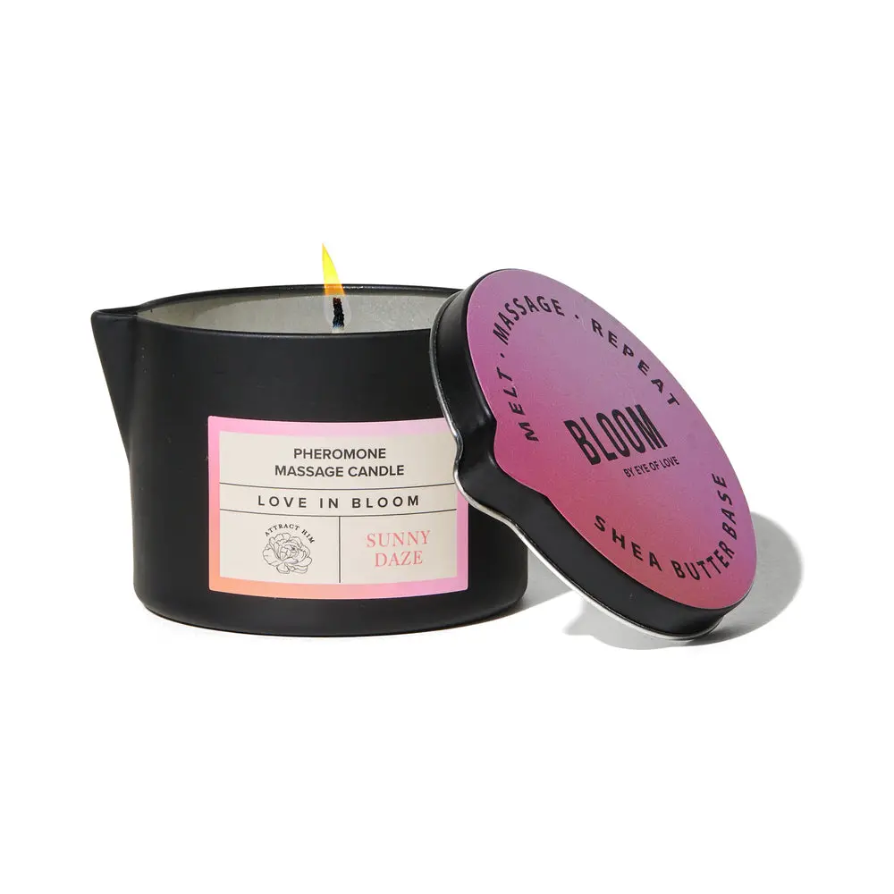 Eye Of Love Bloom Pheromone Massage Candle Sunny Daze 5 Oz. 1