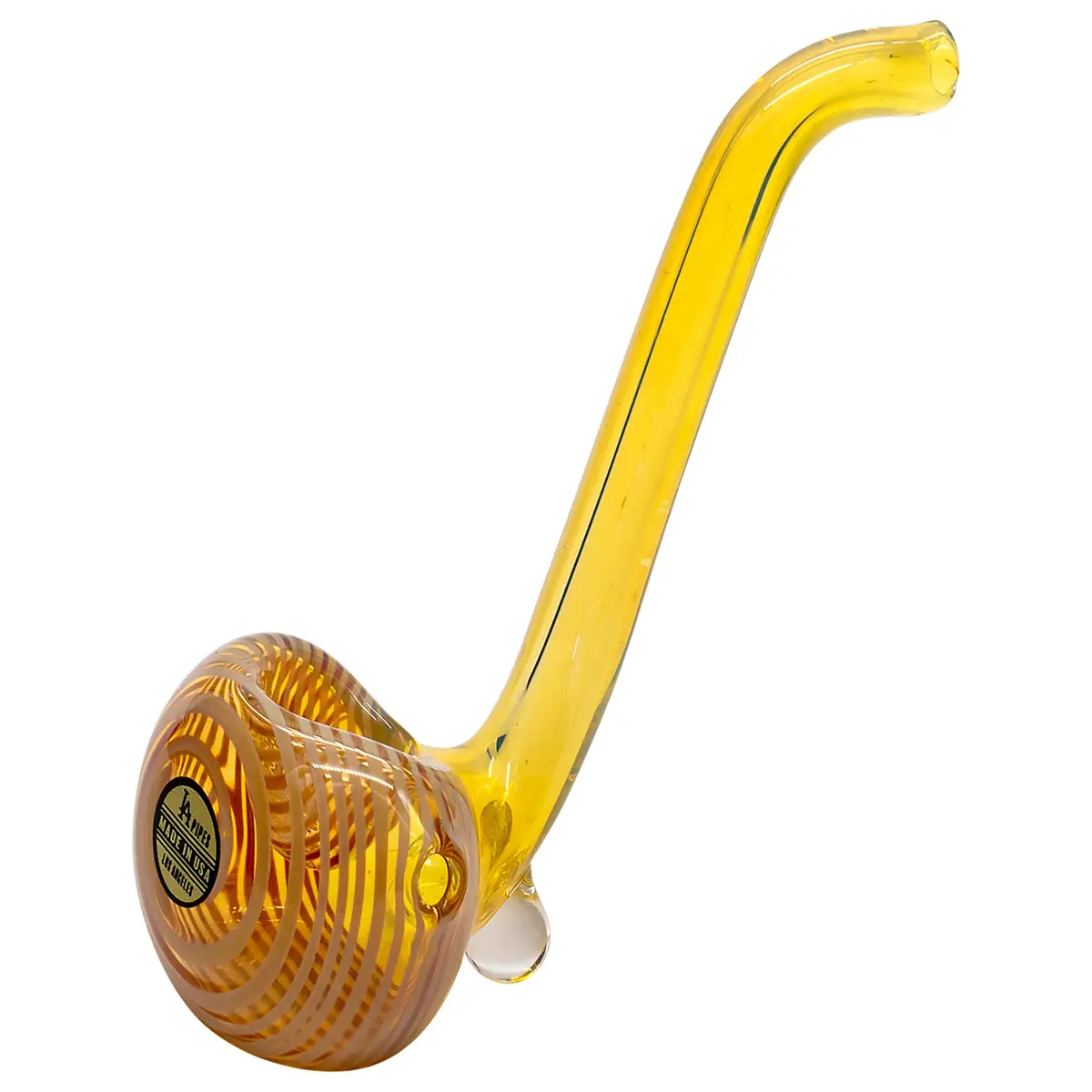La Pipes "Flaco" Skinny Glass Sherlock Pipe 5