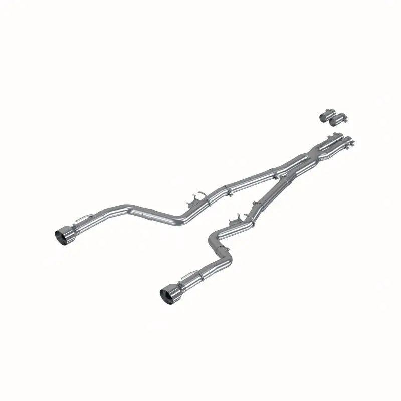 Mbrp 17-21 Charger 5.7L/6.2L/6.4L 3In Race Profile Cat-Back W/ Dual Tips Aluminized Steel Exhaust 1