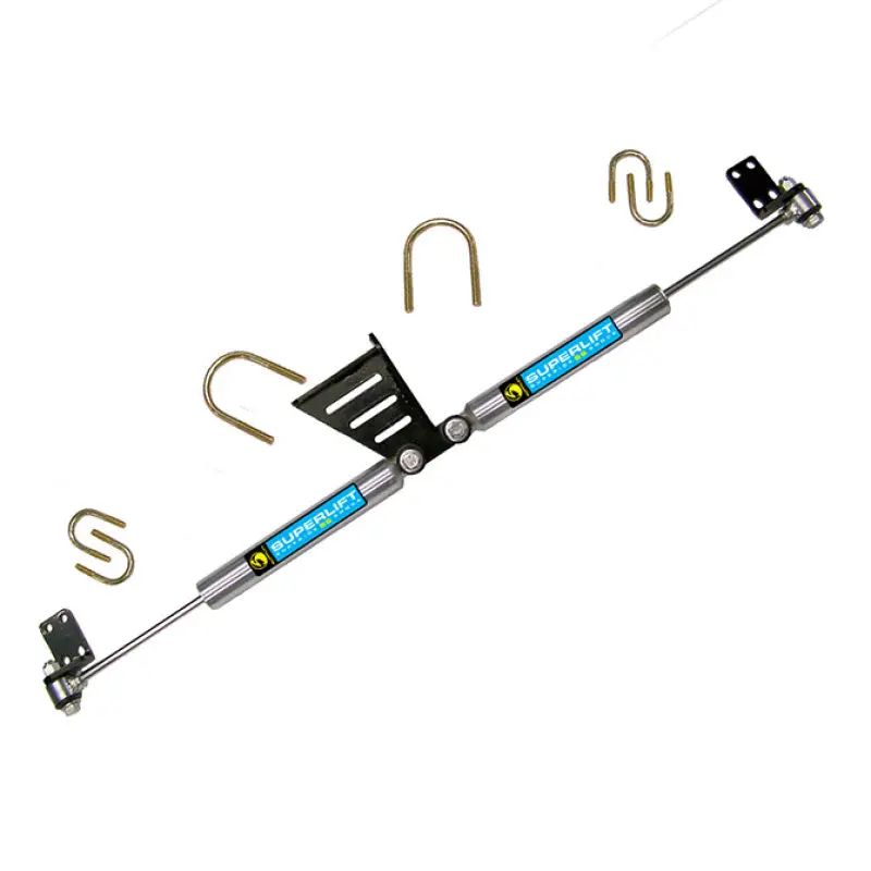 Superlift 07-18 Jeep Wrangler Jk High Clearance Dual Steering Stabil. Kit- Sr Ss By Bilstein (Gas) 1
