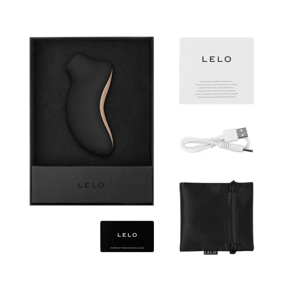 Lelo Sona Rechargeable Clitoral Stimulator Black 1