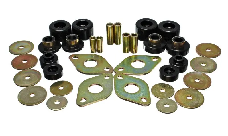 Energy Suspension 01-04 Toyota Pickup 2Wd/4Wd (Exc T-100/Tundra) Black Body Cab Mount Set 1