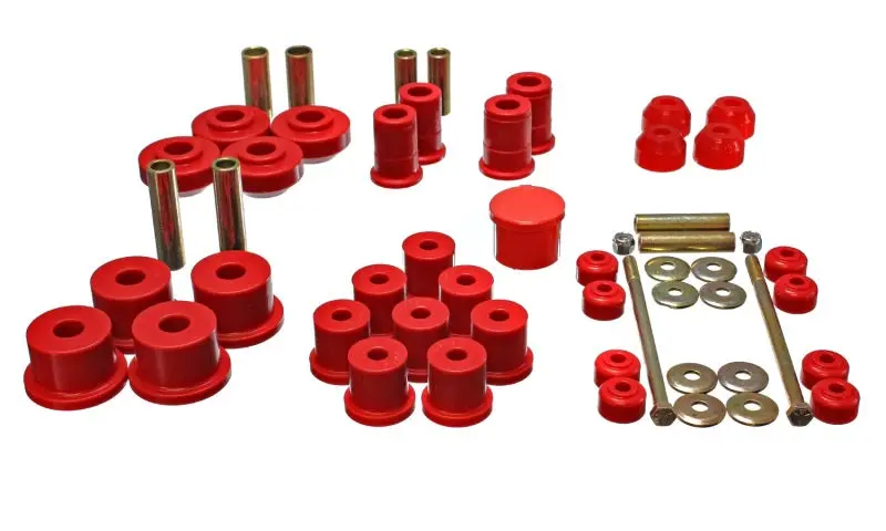 Energy Suspension 67-73 Ford Mustang Red Hyper-Flex Master Bushing Set 1