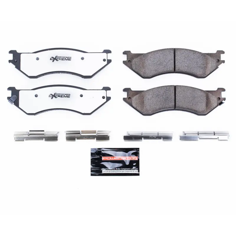Power Stop 01-08 Dodge Ram 2500 Rear Z36 Truck & Tow Brake Pads W/Hardware 1