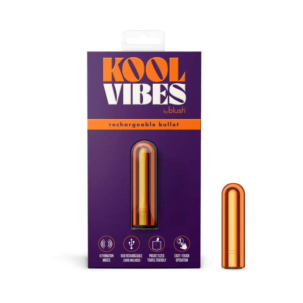 Kool Vibes Rechargeable Mini Bullet Tangerine 1